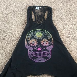 Skull tank top